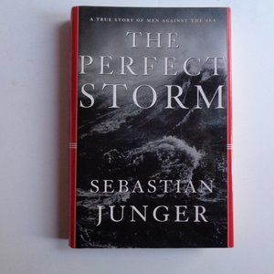 THE PERFECT STORM Hardcover Book Sebastian Junger Ocean Sea Drama DAD GIFT